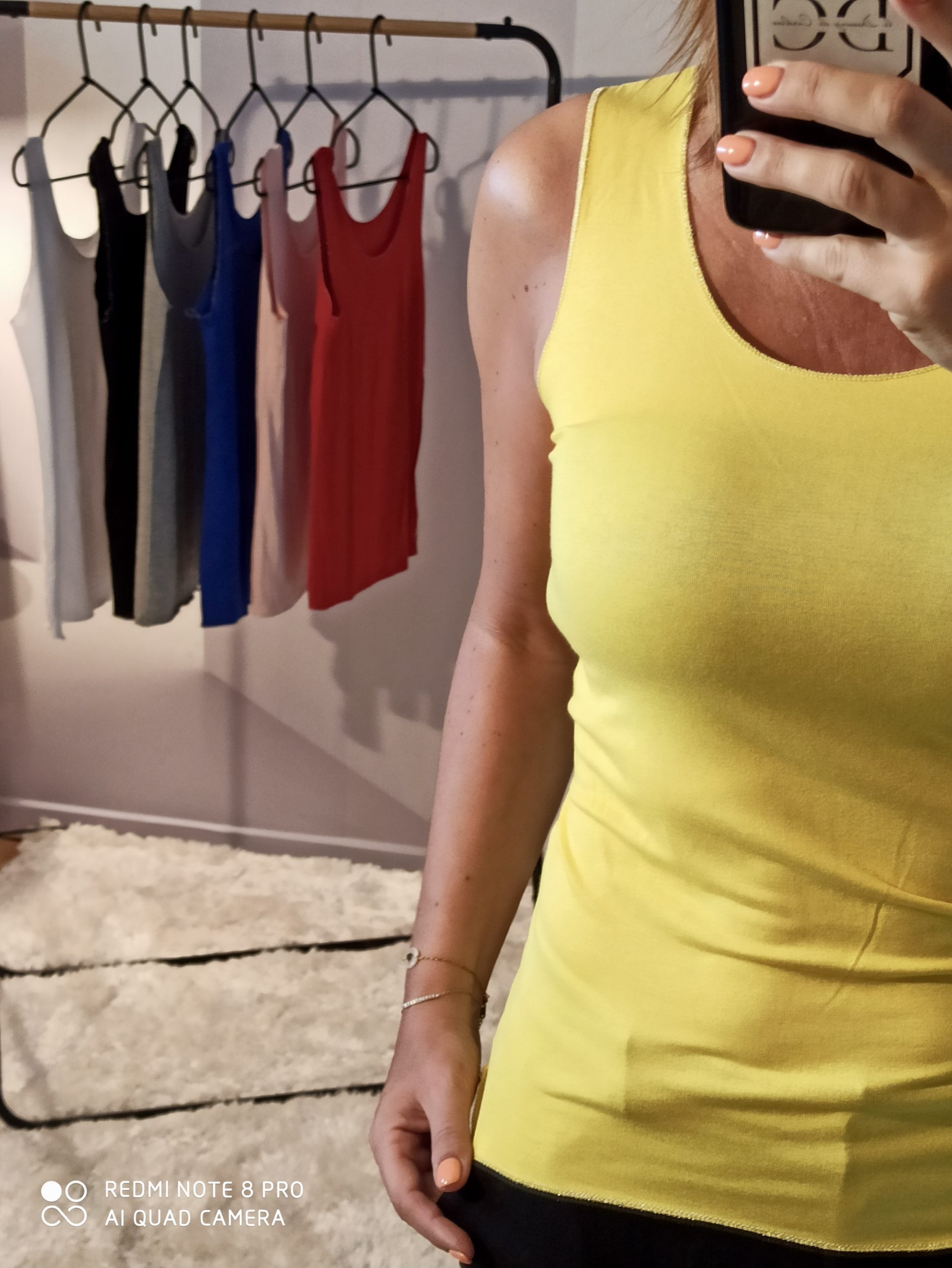 Débardeur Lurex Jaune – Image 2