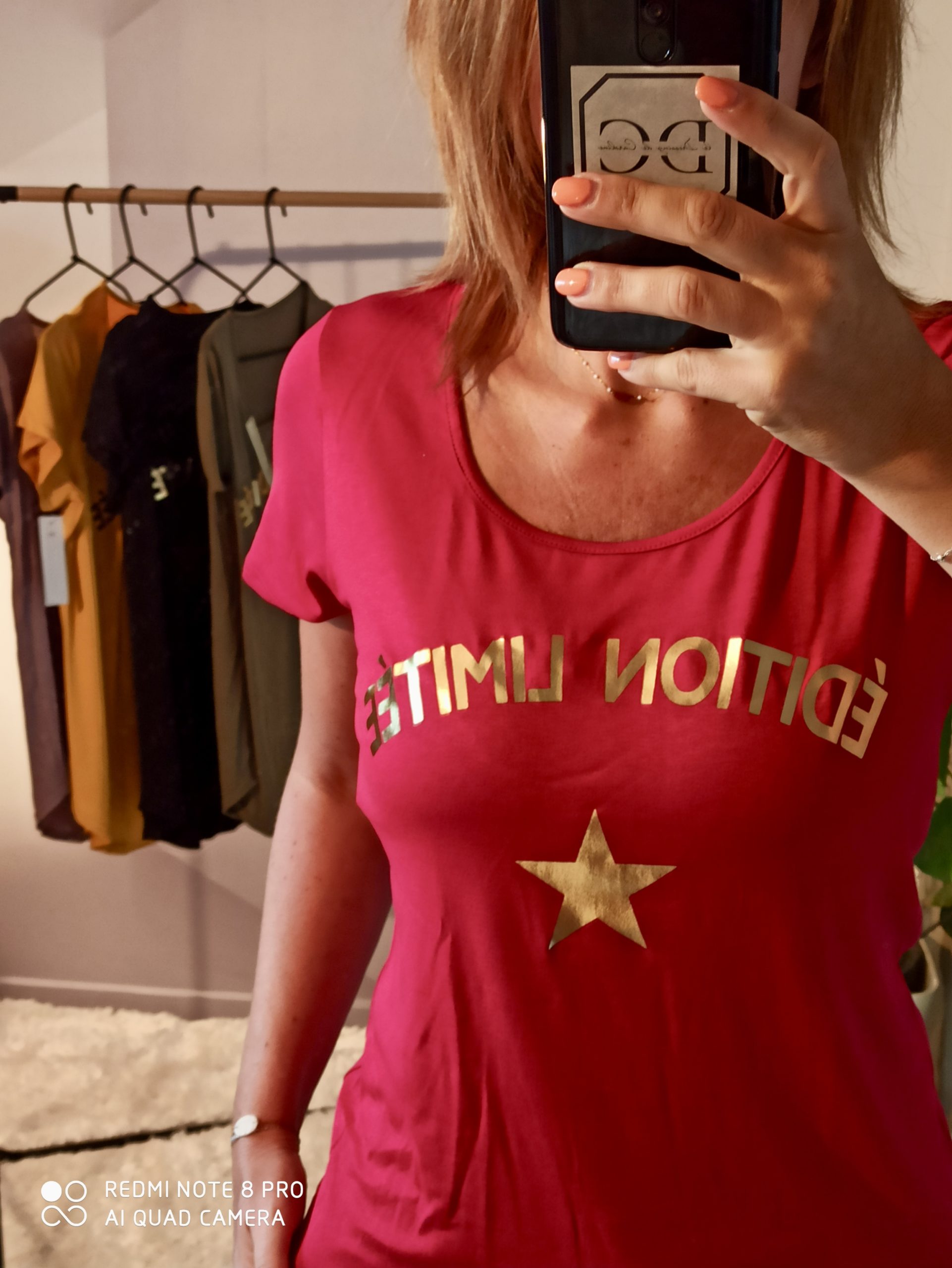 T-shirt Edition Limitée Rouge – Image 3