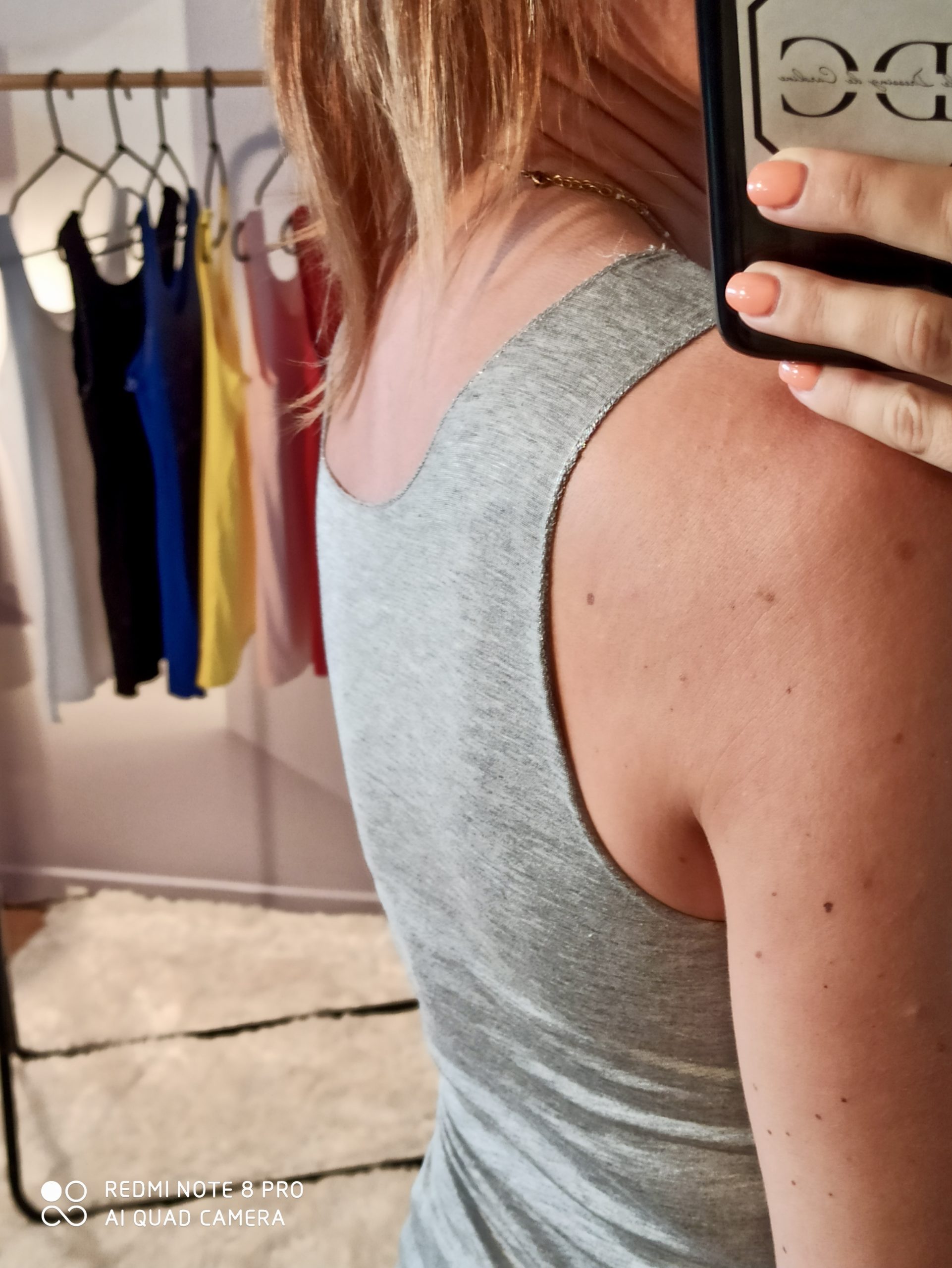 Débardeur Lurex Gris – Image 3