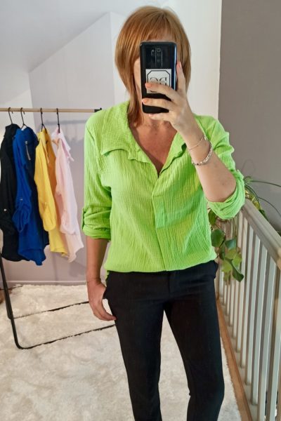 Blouse Chemise Verte