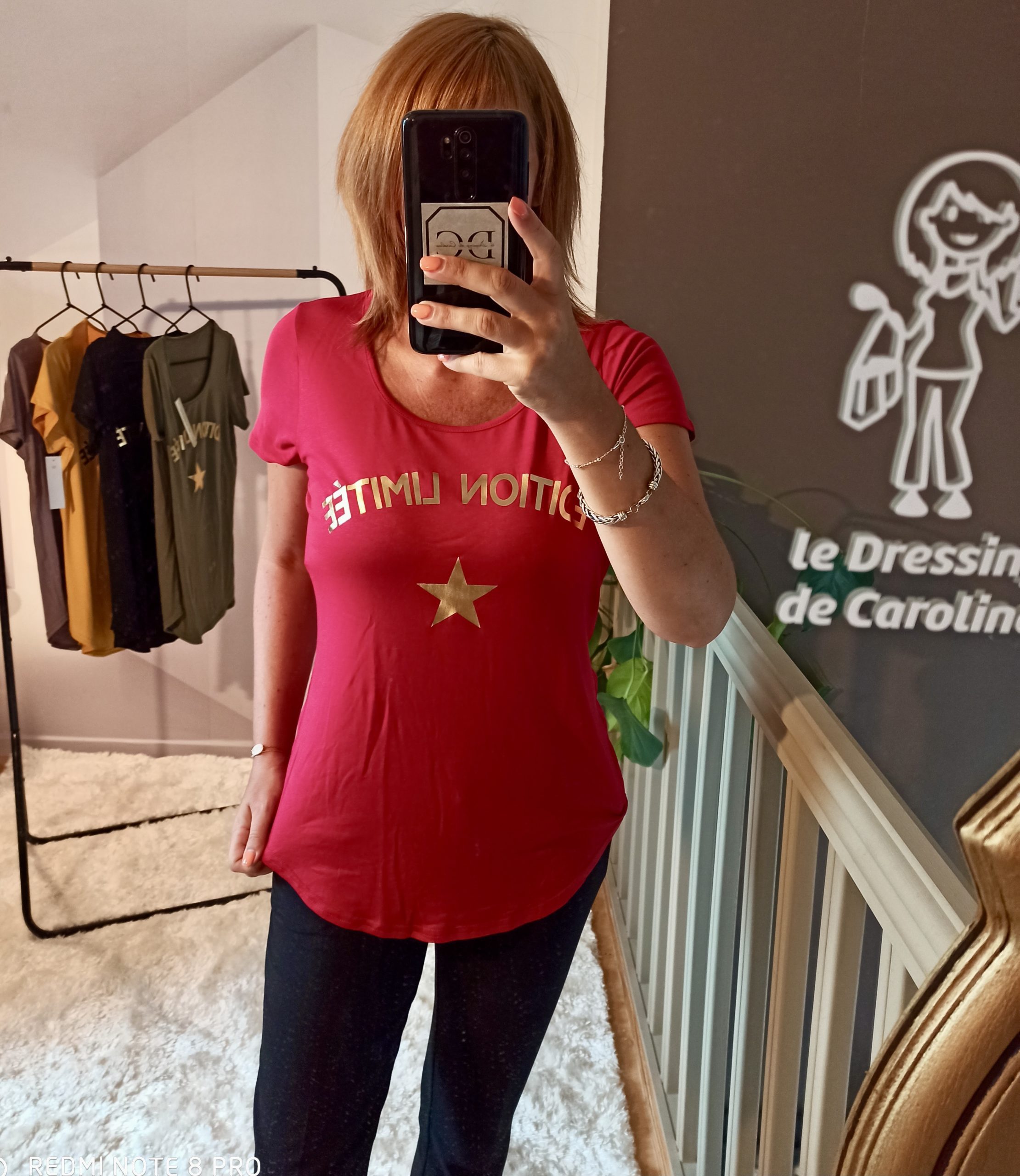 T-shirt Edition Limitée Rouge – Image 2