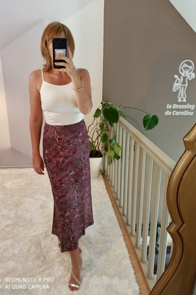 Jupe Longue Imprimé Cachemir