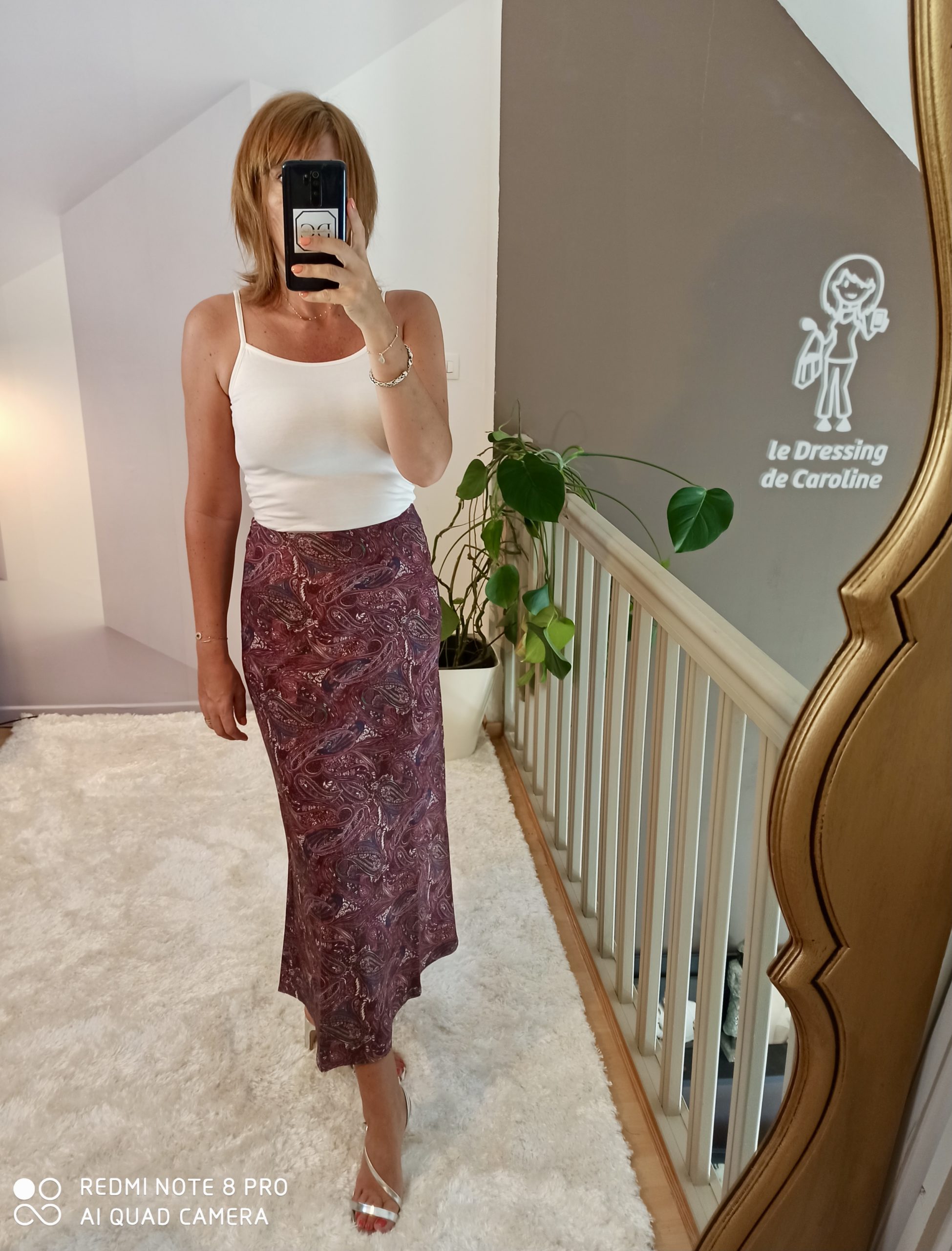 Jupe Longue Imprimé Cachemir