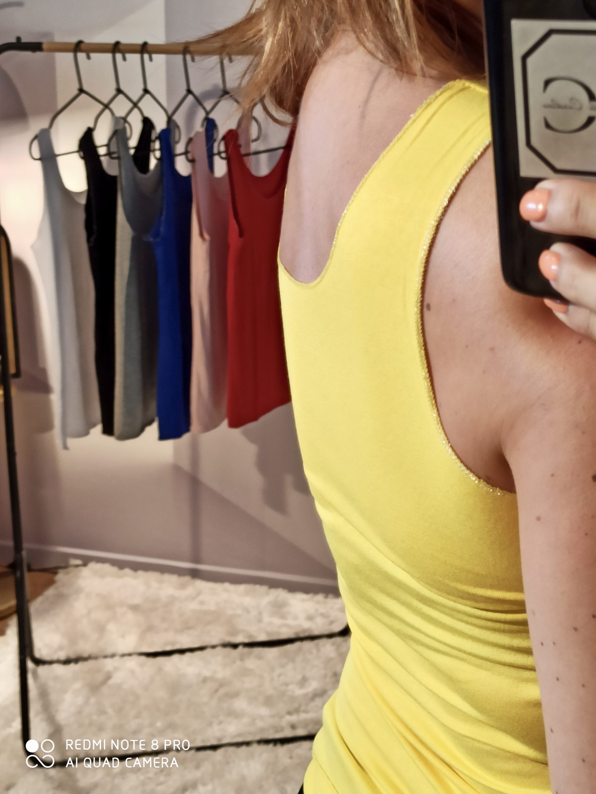 Débardeur Lurex Jaune – Image 3