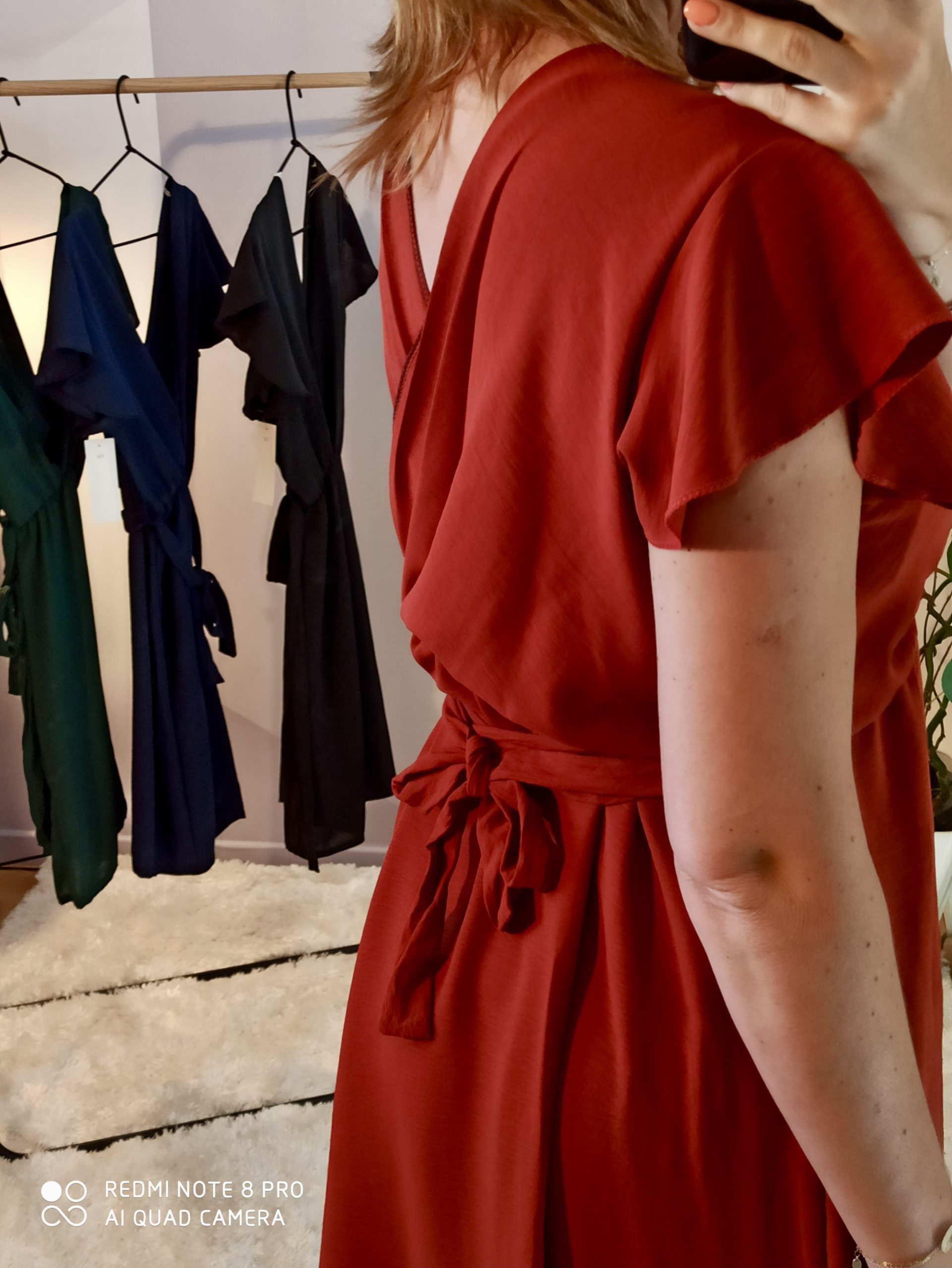 Robe Courte Ceinture Rouille – Image 4