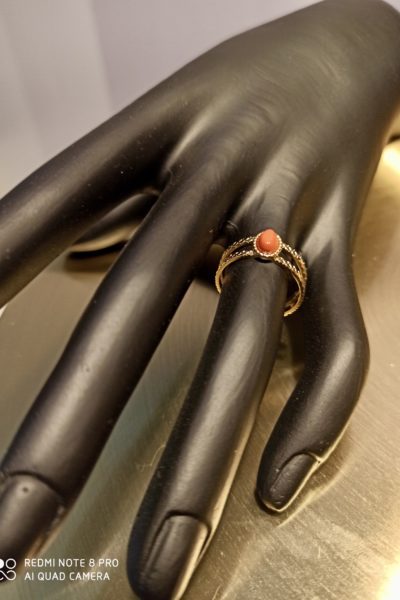 Bague Néfertiti Rouge