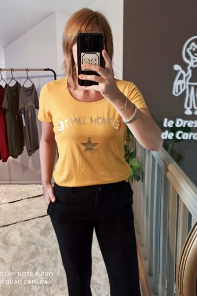 T-shirt Edition Limitée Moutarde