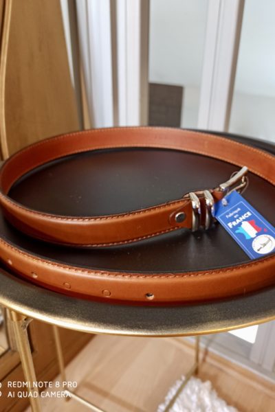 Ceinture Cuire Mixte Camel
