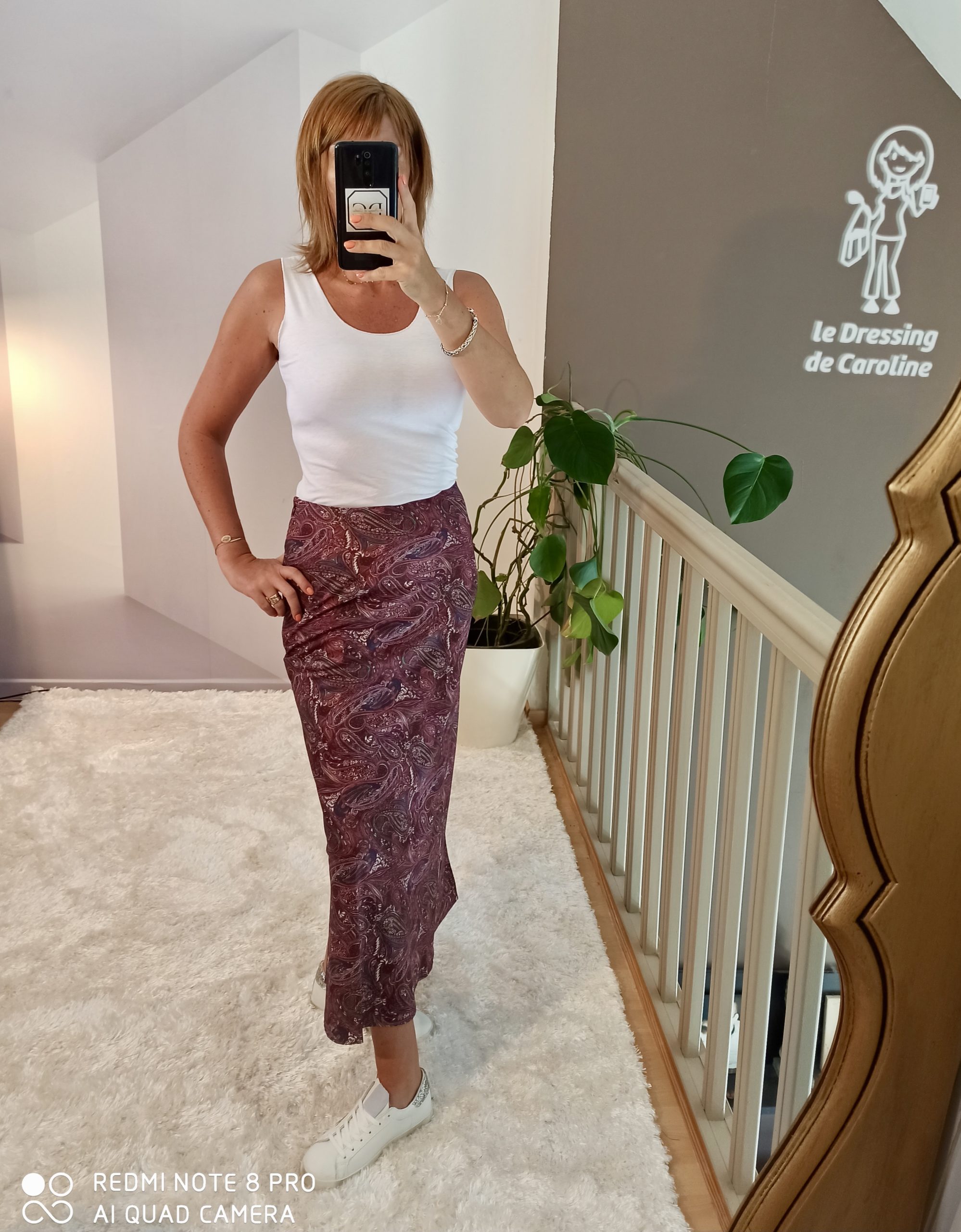 Jupe Longue Imprimé Cachemir – Image 2