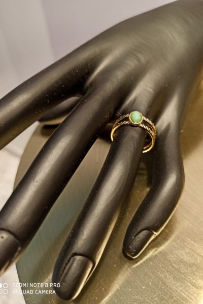 Bague Néfertiti Verte