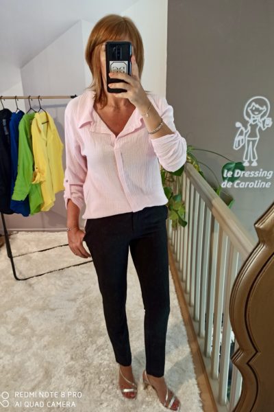 Blouse Chemise Rose