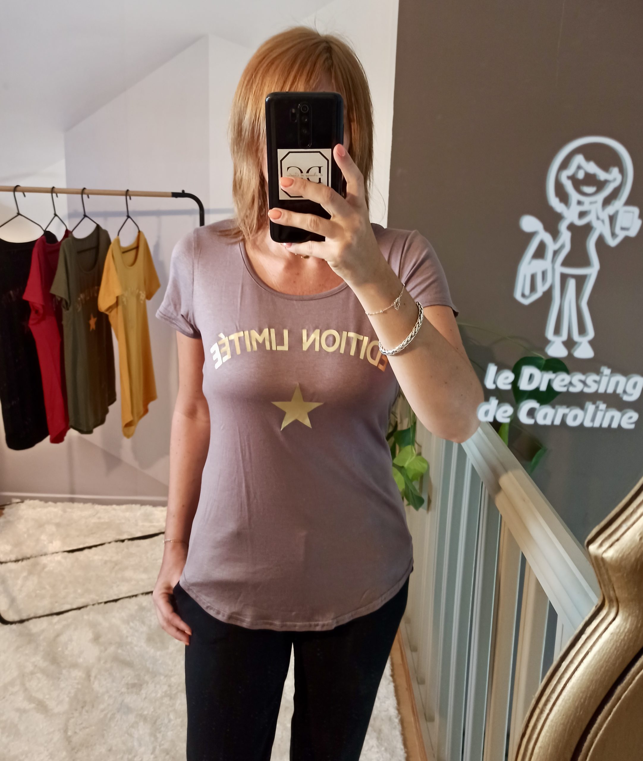 T-shirt Edition Limitée Taupe – Image 2