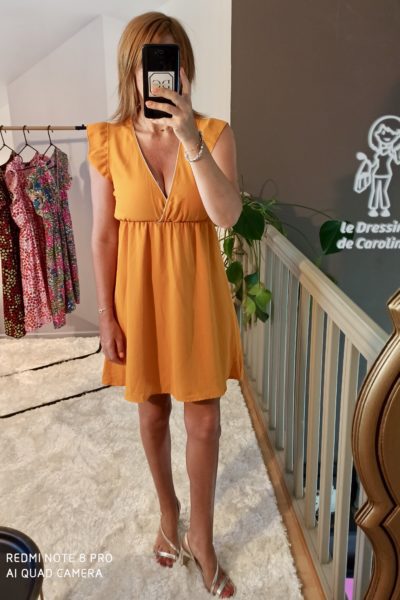 Robe Courte Moutarde