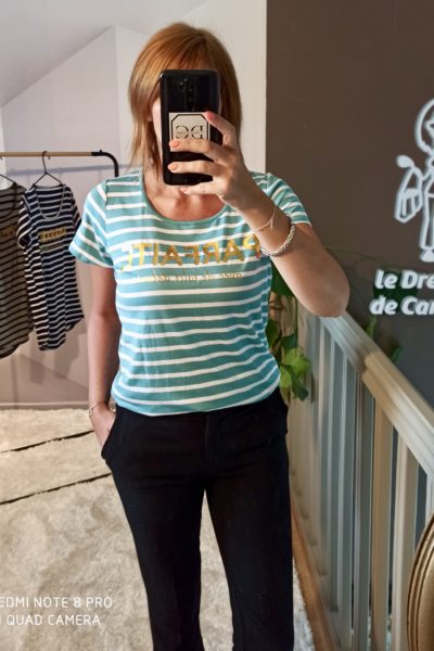 T-shirt Parfaite Vert d'Eau