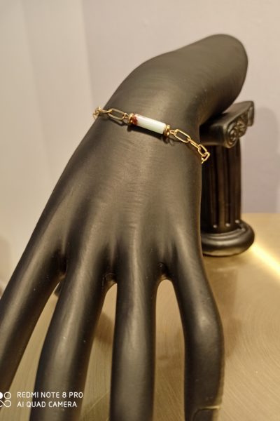 Bracelet Koro Bleu Ciel Marbré