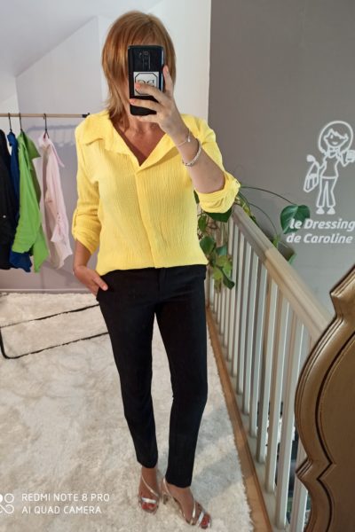 Blouse Chemise Jaune