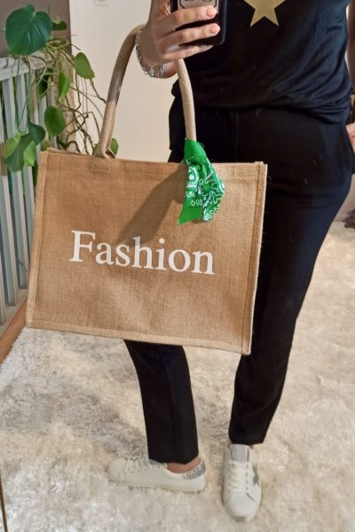 Grand Cabas Jute Fashion