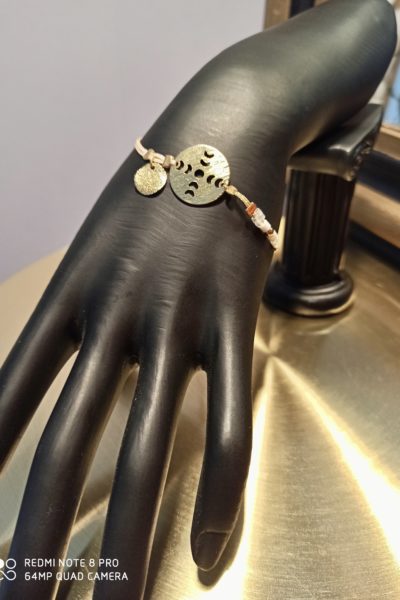 Bracelet Coulissant Rose Clair