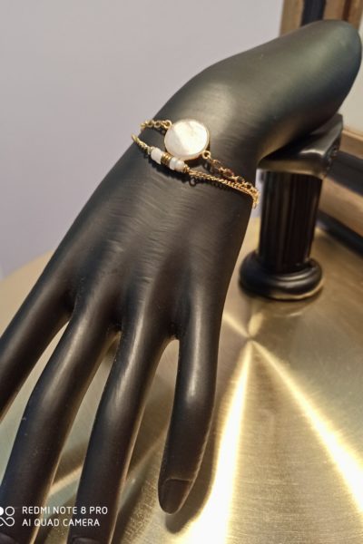 Bracelet Double Nacre