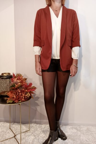 Veste Blazer Rouille