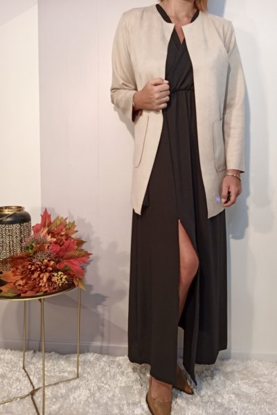 Robe Longue Noeud Noir