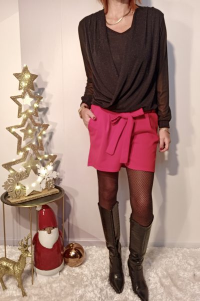 Blouse Croisée Paillettes