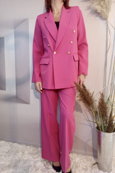 Veste Officier Tailleur Rose