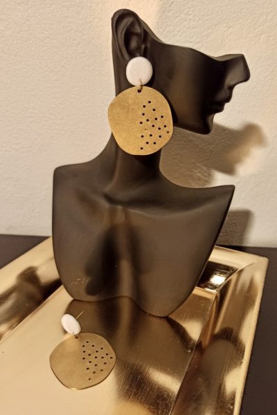 Boucles D'Oreilles Clous Graine de Lotus