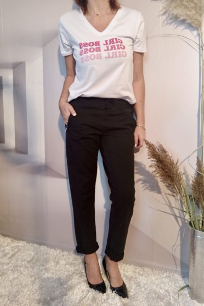 Tshirt Girl Boss Rose