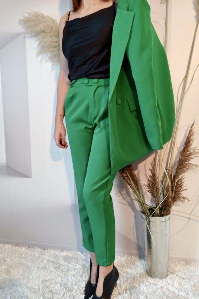Tailleur Pantalon Vert