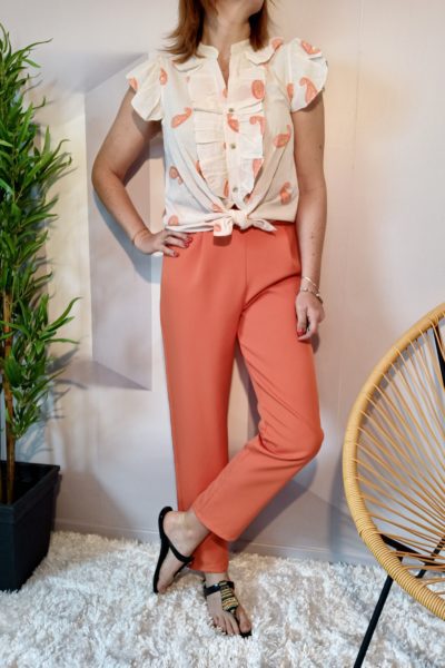 Chemisier Frida Orange