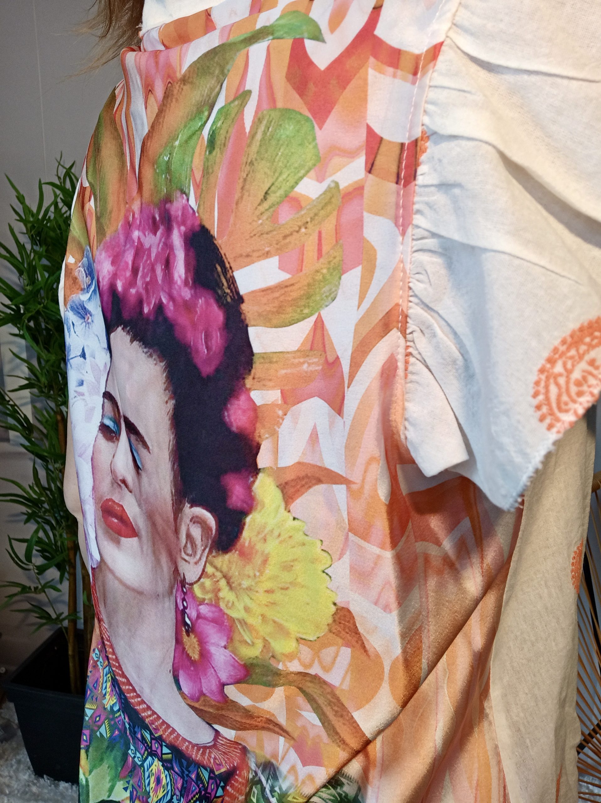 Chemisier Frida Orange – Image 6