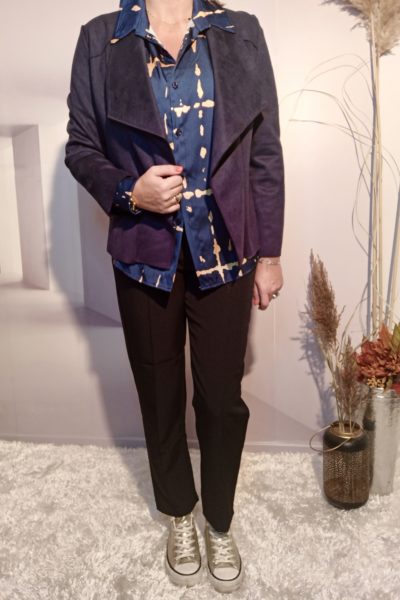 Perfecto Suédine Bleu