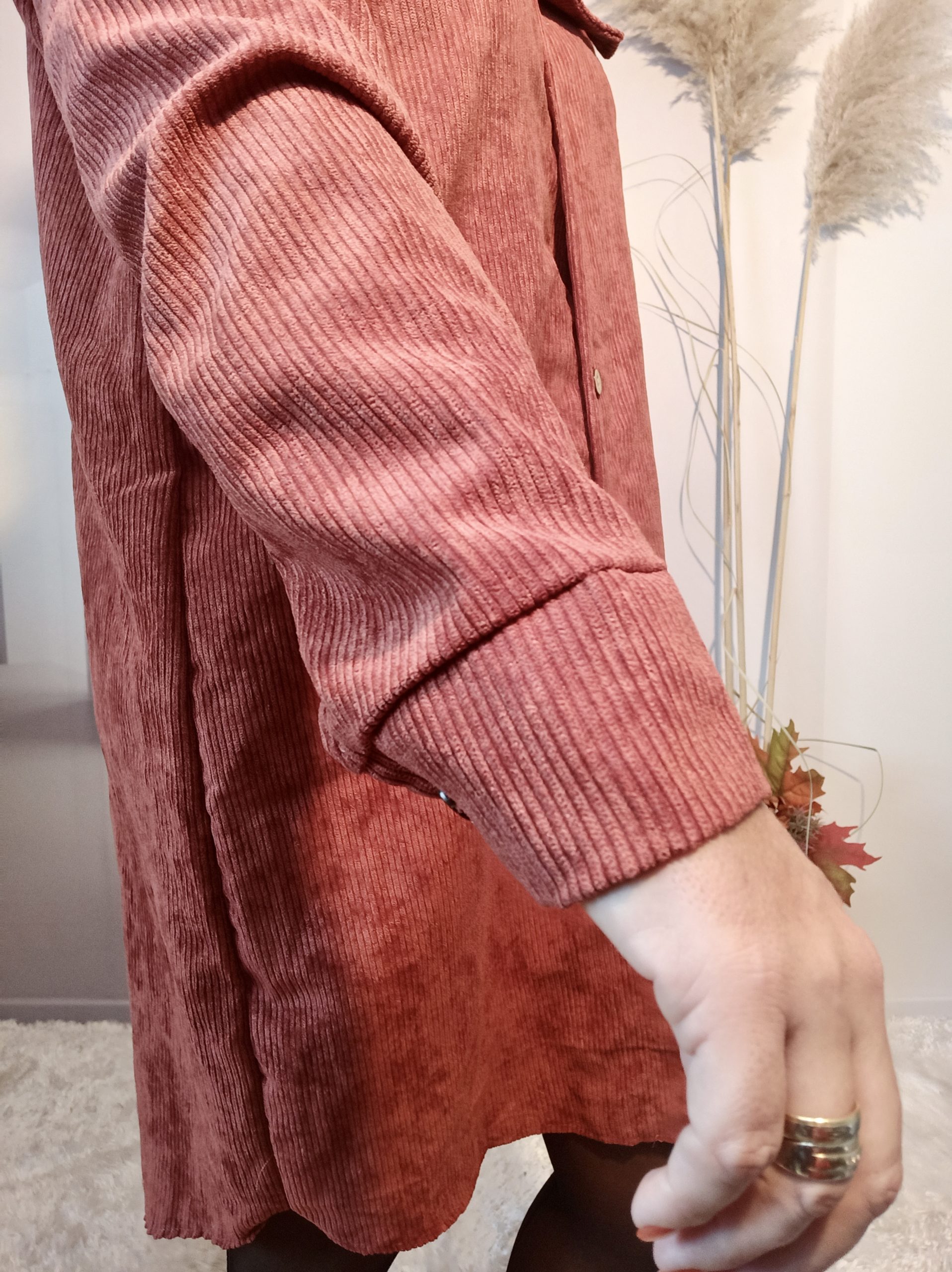 Robe Chemise Rouille – Image 5