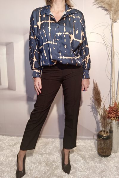 Chemise Imprimée Bleu