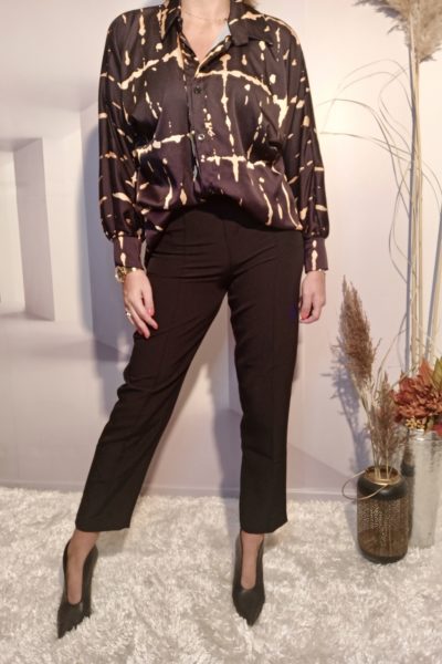 Chemise Imprimée Noir