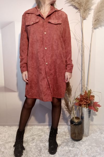 Robe Chemise Rouille