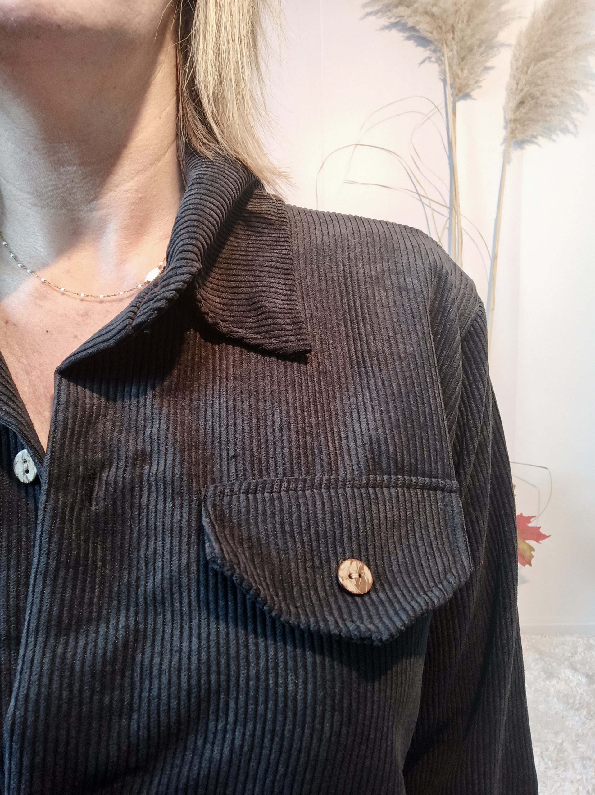 Robe Chemise Noir – Image 4