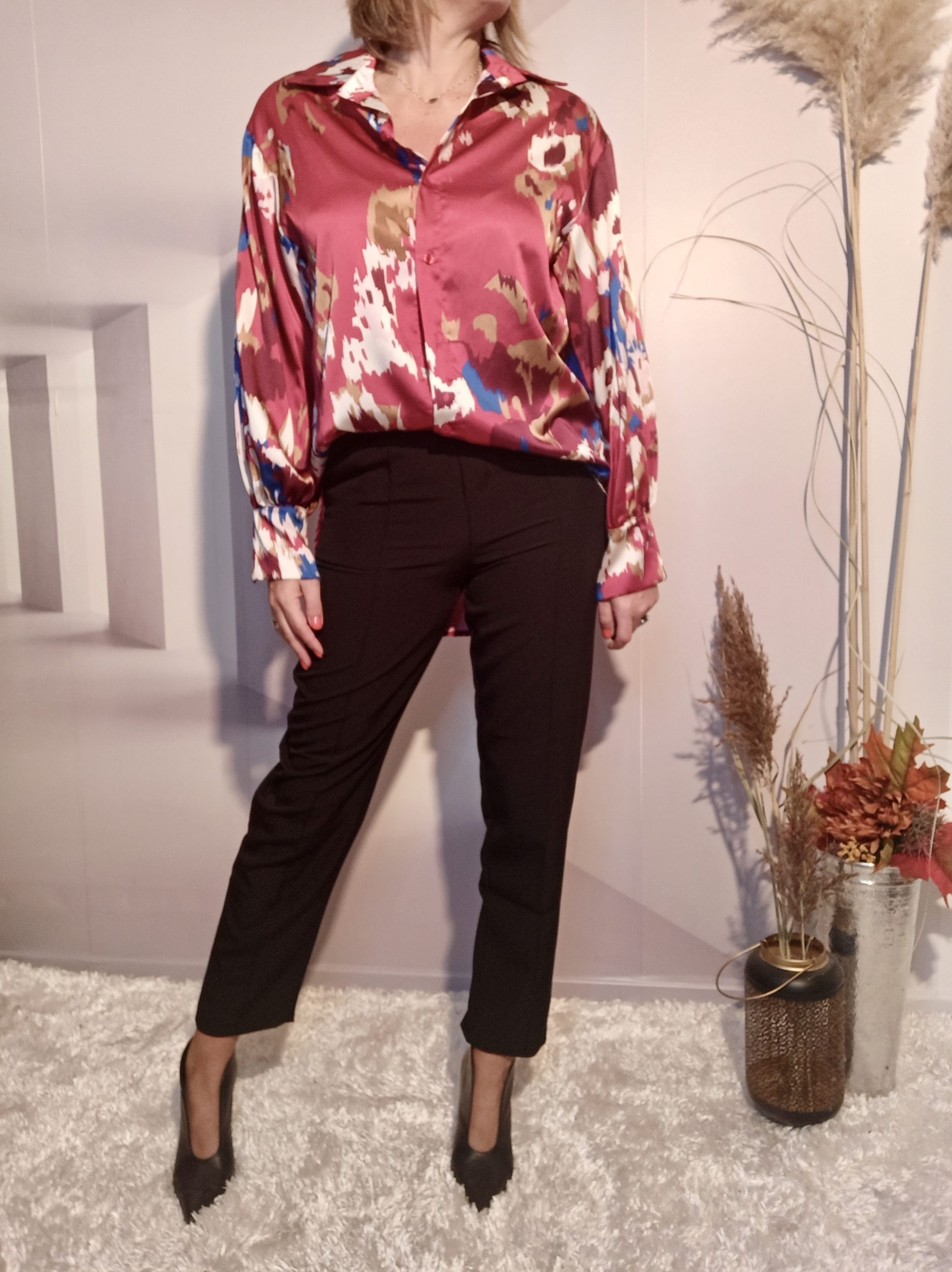 Chemise Asymétrique Peinture