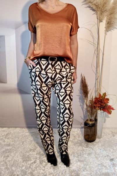 Pantalon Ethnique Noir