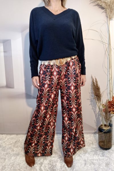 Palazzo Impimé Rouille