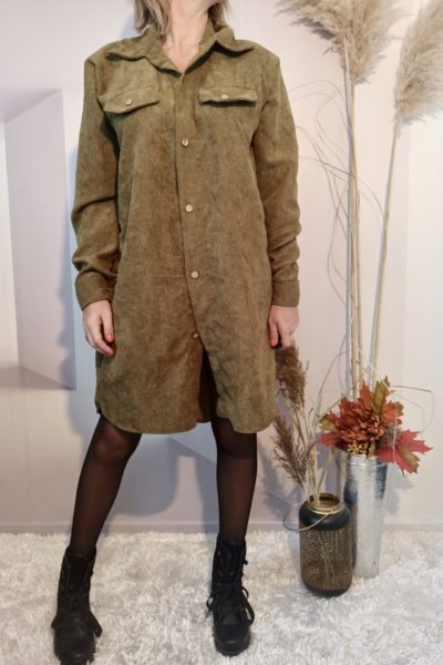 Robe Chemise Vert