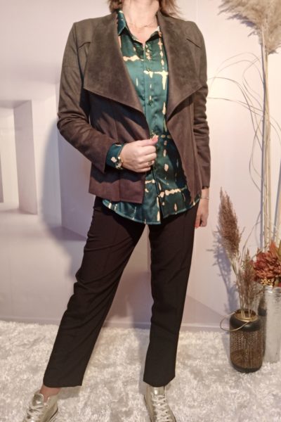 Perfecto Suédine Kaki