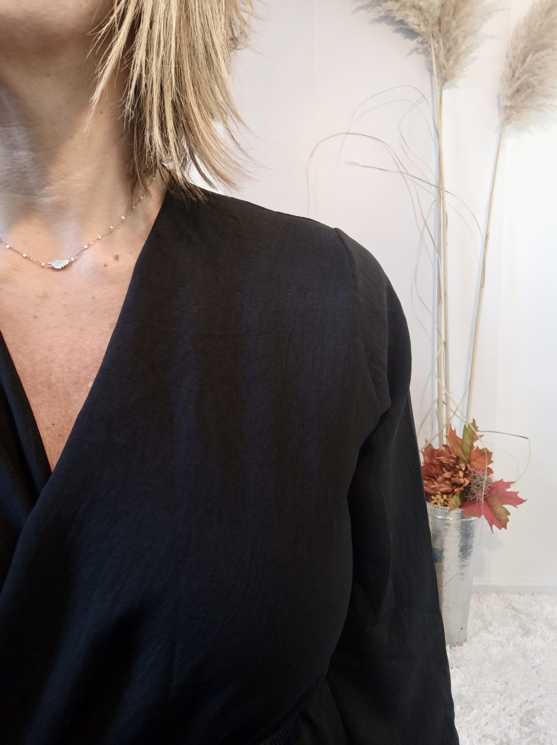 Robe Longue Ceinture Noir – Image 5