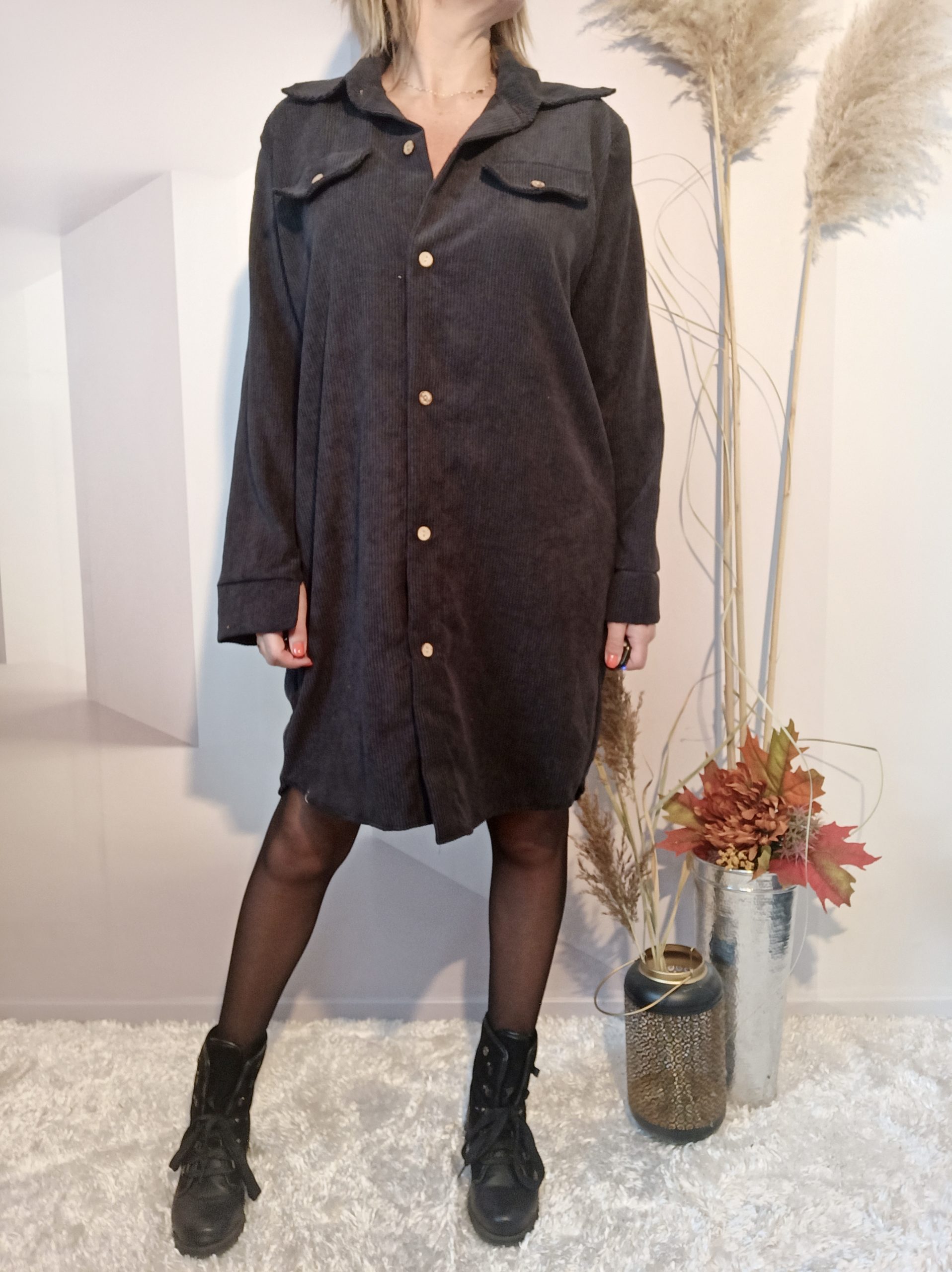 Robe Chemise Noir