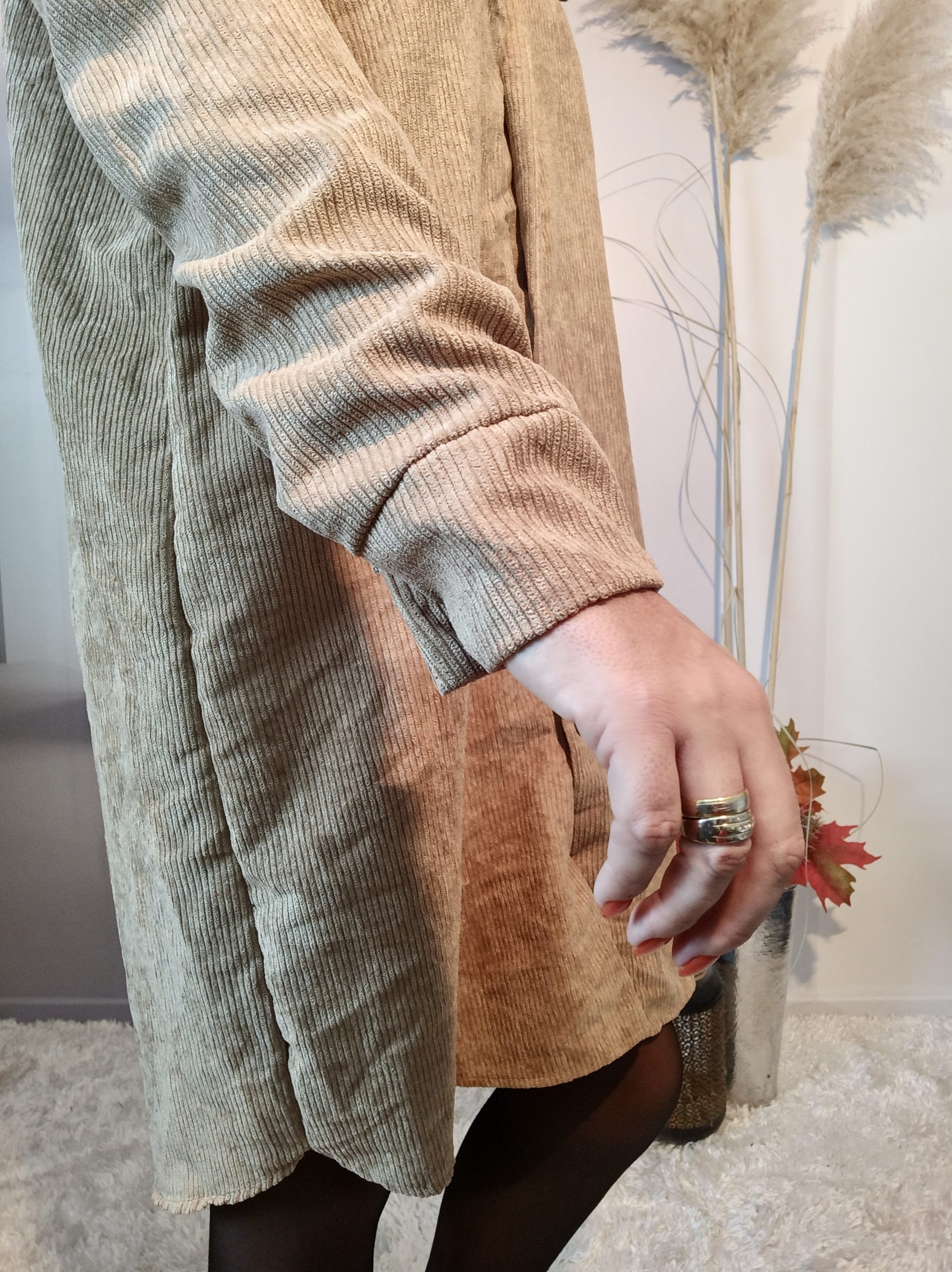 Robe Chemise Beige – Image 5