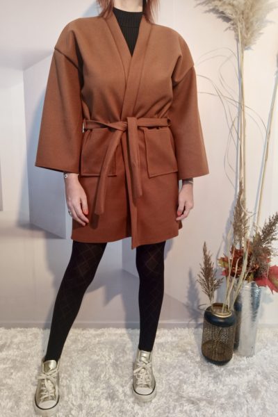 Veste Manteau Brun