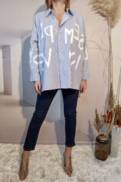 Chemise Ecritures Blanc