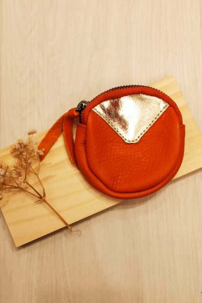 Porte-Monnaie Brillant Orange