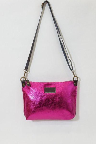 Sac Cuir Fushia